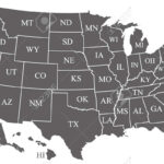 Usa Map States And Capitals Printable Royalty Free Svg, Cliparts Intended For Printable Map Of USA With State Abbreviations