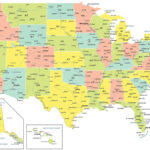 Usa Map With States And Cities   Gis Geography Pertaining To Free Printable USA Map With States And Cities