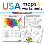 Usa Map Worksheets   Superstar Worksheets Regarding Usa Map Quiz Printable