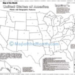 Usa Maps Archives   Maps For The Classroom Regarding Printable Map Of Usa With Compass Rose