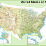 Usa Physical Map   Ontheworldmap Pertaining To Usa Map Landforms Printable
