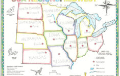 Usa Regions – Midwest intended for Rivers of the Midwest USA Map Printable