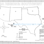 Usa Regions – Southwest For Southwestern Usa Printable Map Blank
