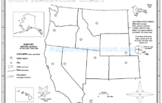Usa Regions – West intended for West Usa States Printable Map Blank