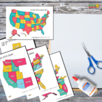 Usa State Jigsaw Puzzle Free   Kiddy Charts Activities In Printable Map Of USA Jigsaw Puzzle