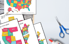 Usa State Jigsaw Puzzle Free - Kiddy Charts Activities inside Usa Map Printable Puzzle