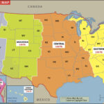 Usa Time Zone Map   Extra Large | Stanfords For Printable Time Zone Map USA With Clocks