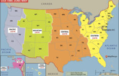 Usa Time Zone Map - Extra Large | Stanfords for Printable Time Zone Map USA with Clocks