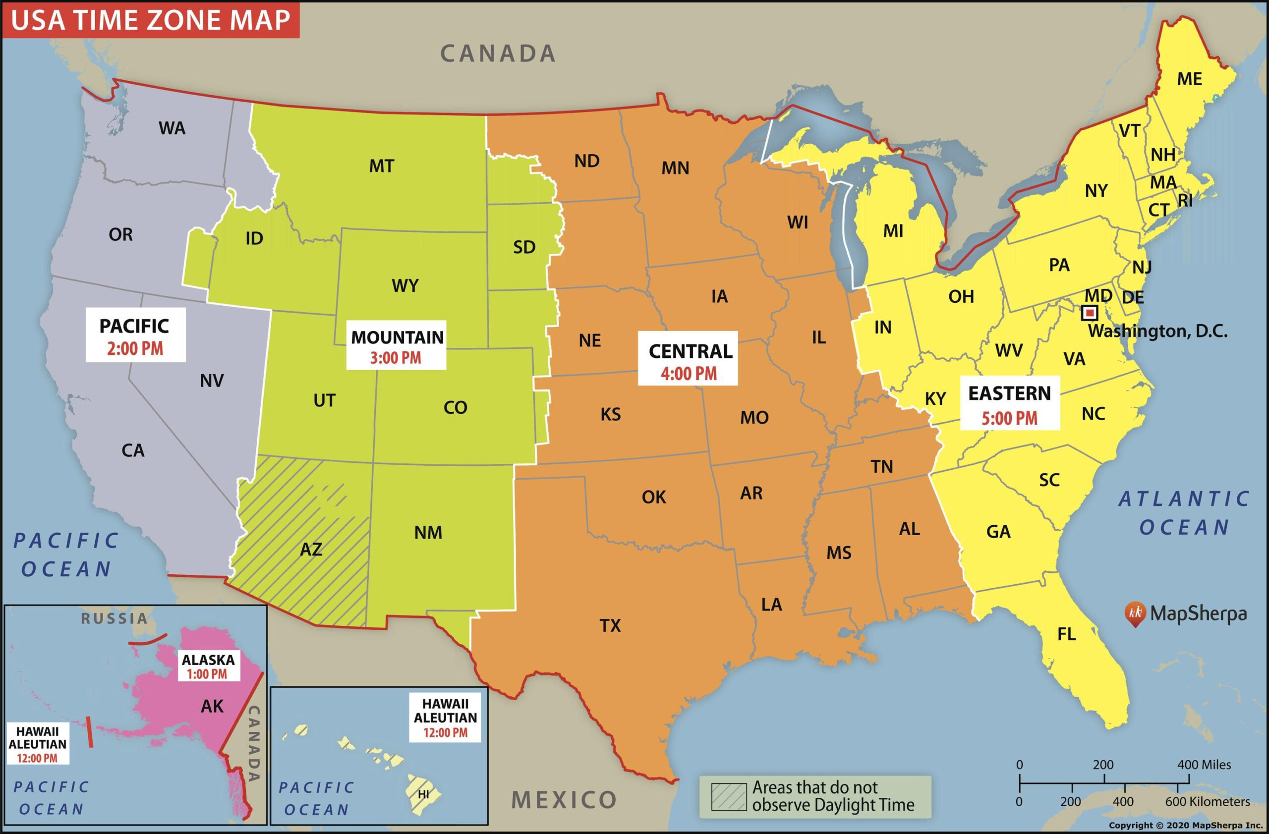 Usa Time Zone Map - Extra Large | Stanfords for Printable Time Zone Map USA with Clocks