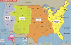 Usa Time Zone Map | Stanfords inside Printable USA Map with Time Zones