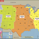 Usa Time Zone Map | Stanfords With Regard To Usa Time Zone Map With States Printable