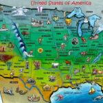 Usa Tourist Map   Tourist Map Of Usa (Northern America   Americas) Regarding Tourist Map Of Usa Printable