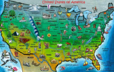 Usa Tourist Map - Tourist Map Of Usa (Northern America - Americas) regarding Tourist Map Of Usa Printable