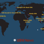 Usni News Fleet And Marine Tracker: Aug. 7, 2017 For Navy End Times Map Of America