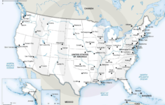 Vector Map Of United States Of America | One Stop Map with Printable Usa Map With Major Cities