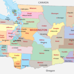 Washington Counties Map | Mappr Inside County Map Of Pacific Northwest USA