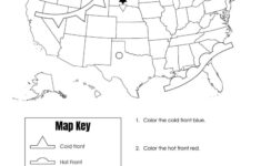 Weather Worksheets &amp; Printables - 50 Free Pages | Printabulls with Printable Weather Map Usa For Kids