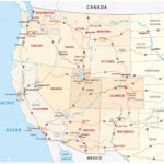 Western United States Map Royalty Free Svg, Cliparts, Vectors, And Inside Western States Map Usa Printable