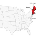 Which States Are Part Of New England?   Geography Realm Throughout Map Of New England States USA Printable
