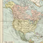 Wonderful Free Printable Vintage Maps To Download   Pillar Box Blue Throughout Usa Map Vintage Printable