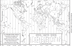 World Time Zone Map within Usa Time Zone Map Printable Black And White